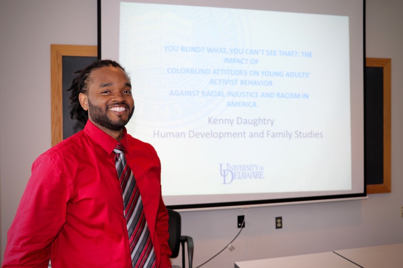 Doctoral student Kendell Daughtry